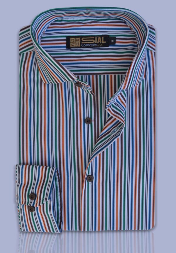 Multi-Pinstripe formal shirt - Image 2
