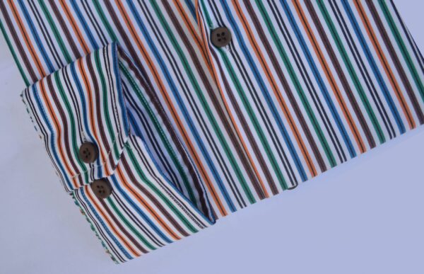 Multi-Pinstripe formal shirt - Image 5