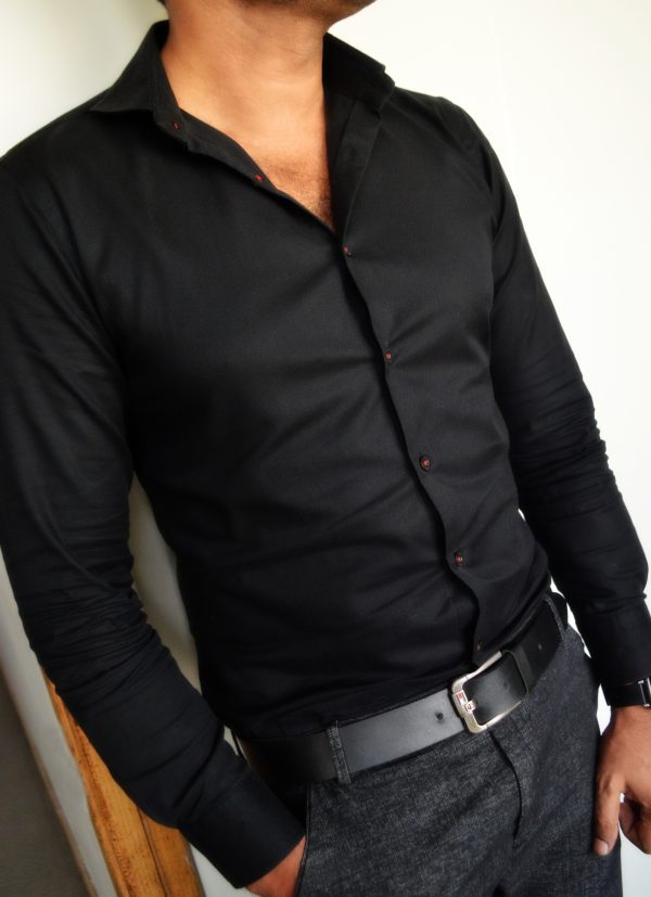DOBBY TEXTURED SHIRT MODERN FIT - Image 5