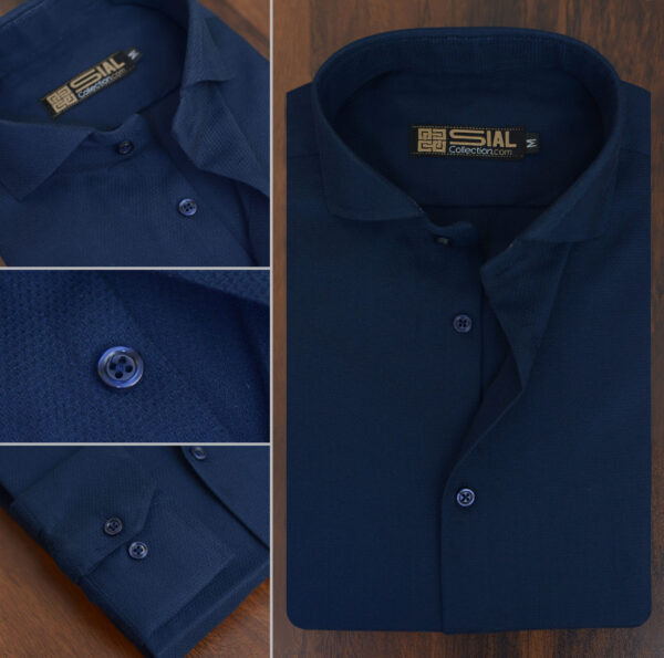 Navy Blue Texture Formal