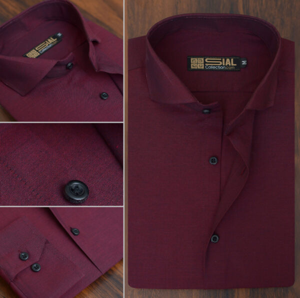 Dark Maroon Multi Texture