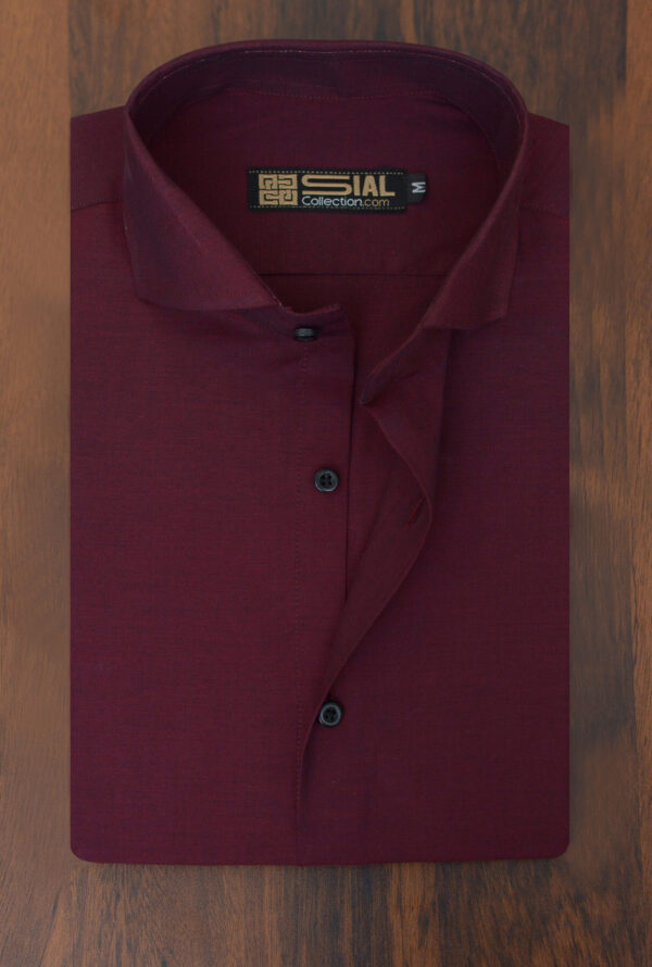 Dark Maroon Multi Texture - Image 2