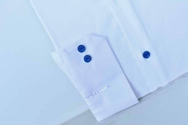 White Formal With Sky Buttons - Image 3